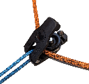 Harken 40mm Carbo Twing Kasteblokk
