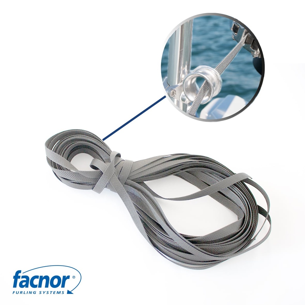 [24013161201] FlatDeck webbing polyester, 16x1,2mm, metervare