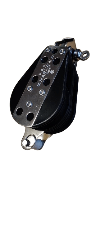 Harken 57mm dobbel becket blokk (uten sjakkel)