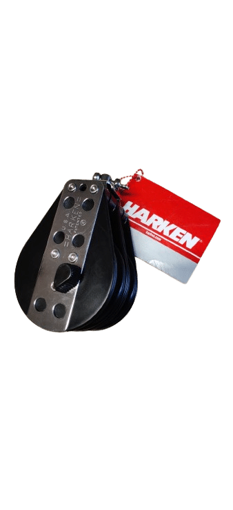 Harken, 76mm Dobbel ratchet blokk