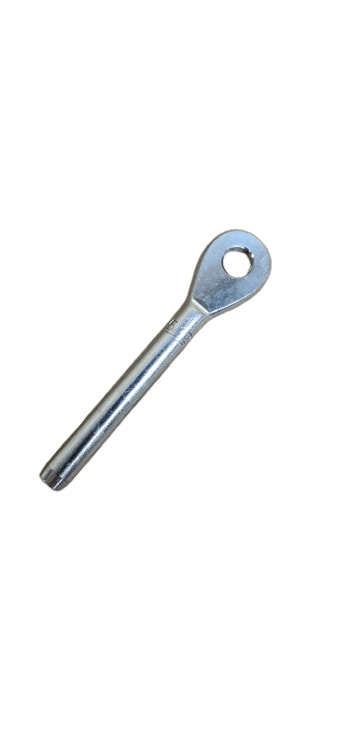 Blue Wave Øyeterminal 4mm wire, M8 Gjenget øye for Soling