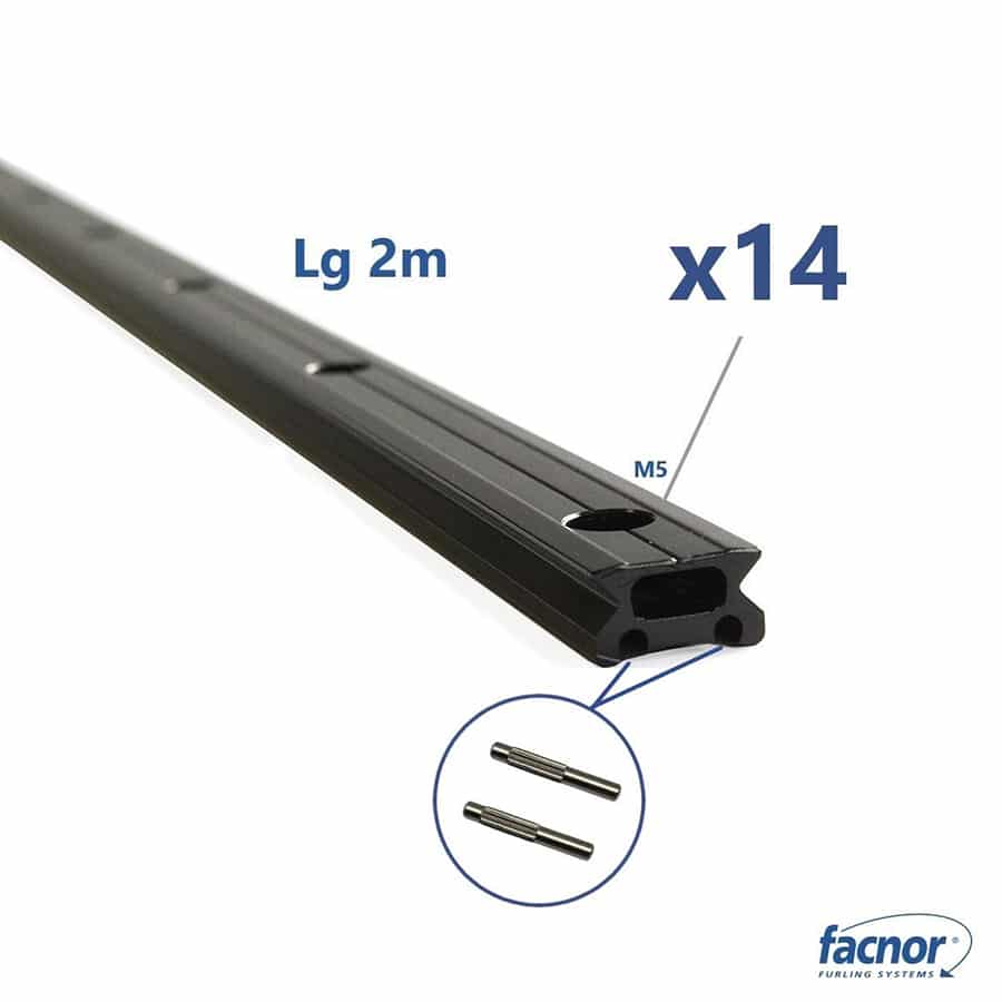 2m Skinne for Facslide