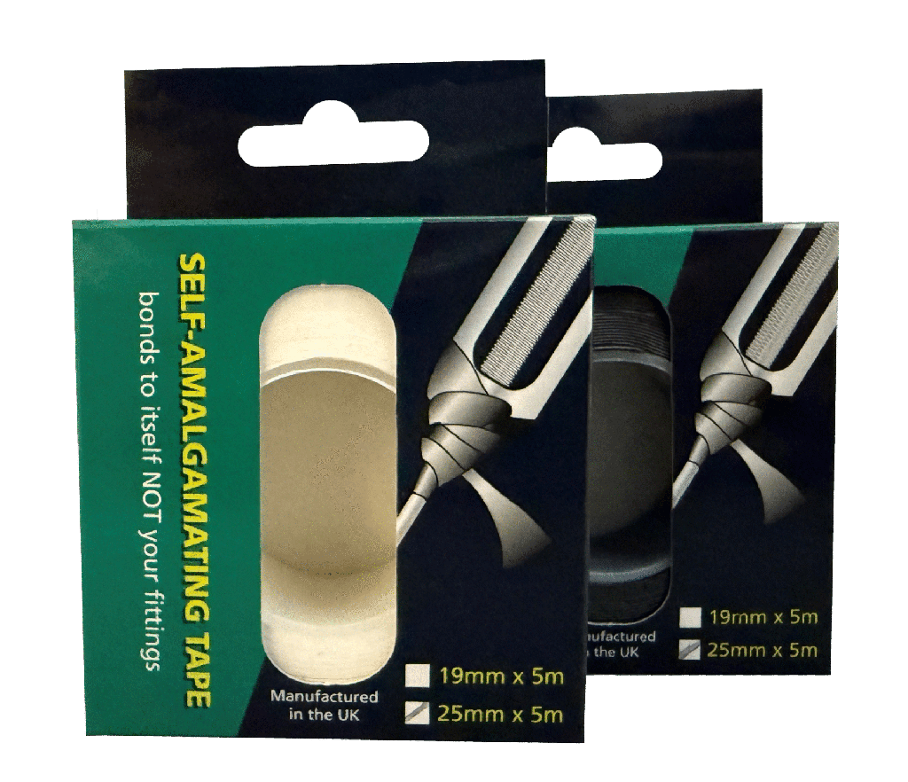 [T1215BK] Vulktape 25mm x 5 m Svart