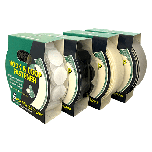 [T1500BK] Borrelås 25mm x 1 m Svart