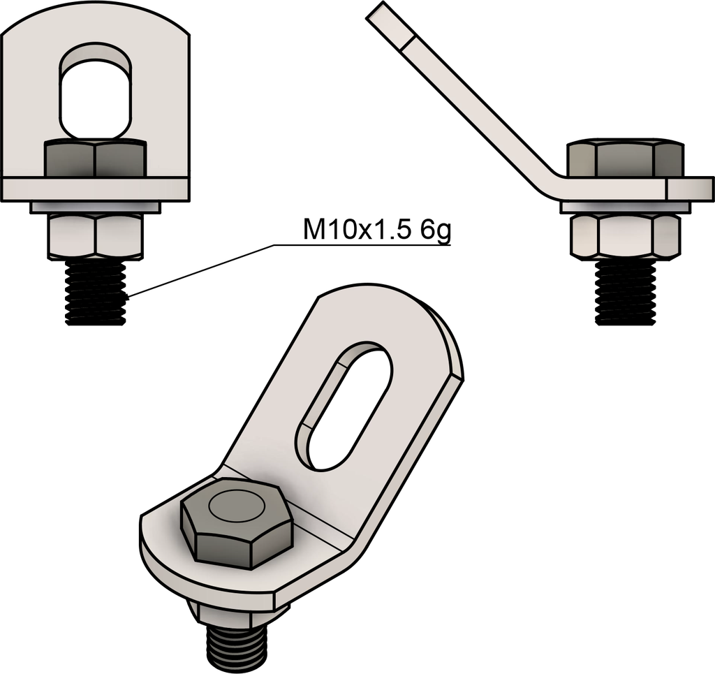 [z1565E] Base bracket, mastbase block