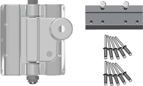 Extruded rigid vang bracket Z703E