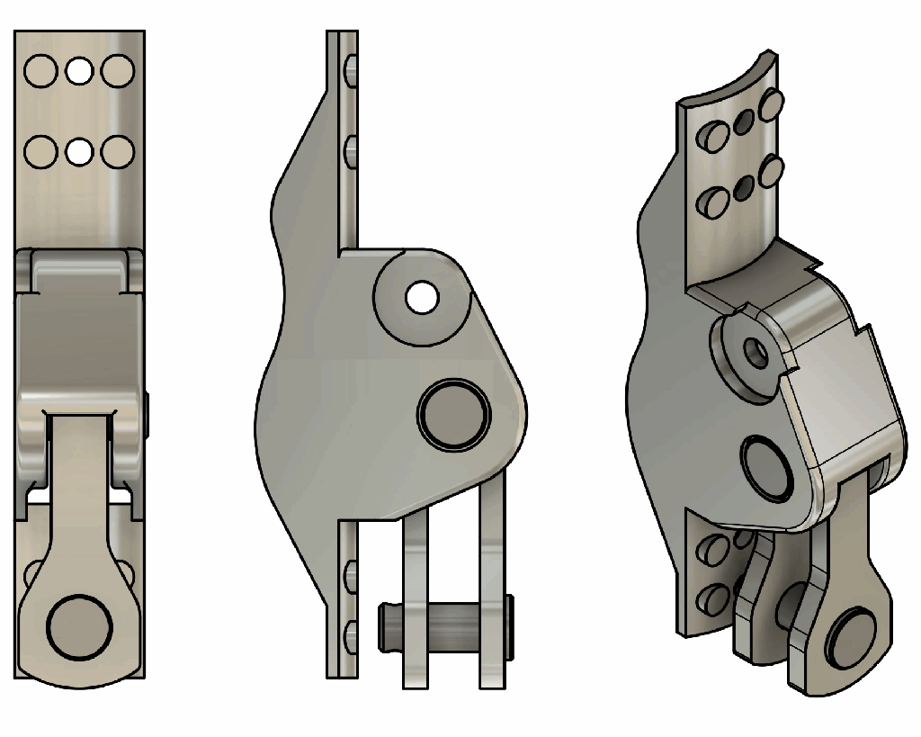 FORESTAY ATTACHMENT ALU WIRE 7/8 axis 12 SPI
