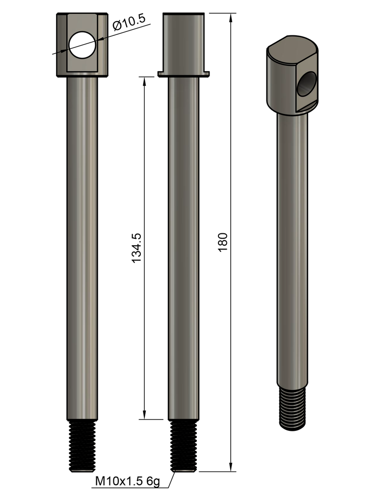 Special tack pin D3758