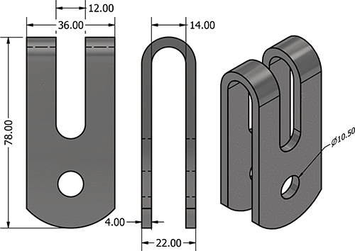 Masthead Toggle 10mm Pin