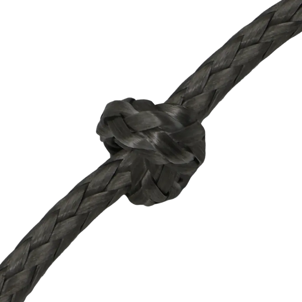 [RI08x] 8mm Rig 12, Coated Dyneema Tau (Svart)