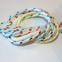 Polyestertau 11mm, Braid on braid, svart