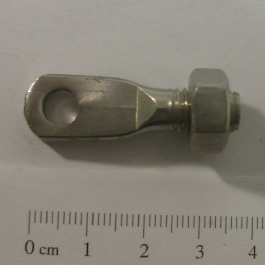 Stud mast base 8mm thread/ 6mm pin
